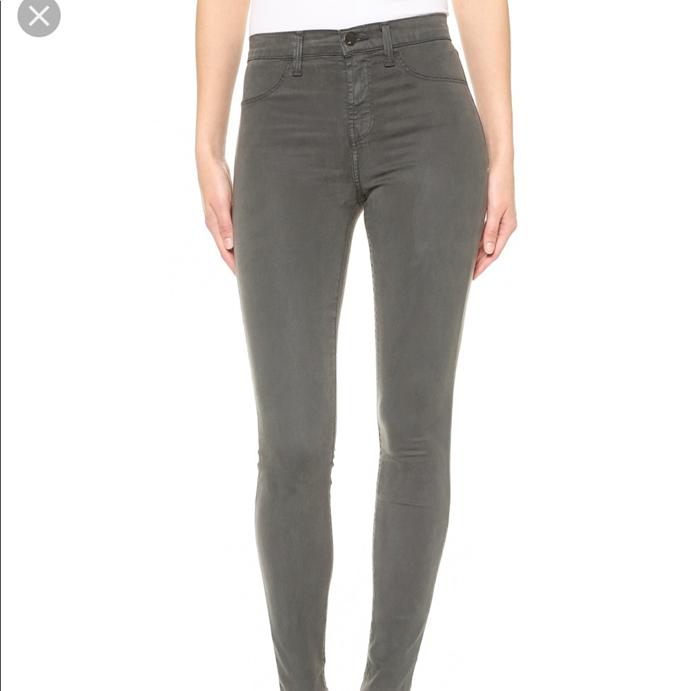 J Brand Luxe Maria High Rise Sateen Skinny Jeans